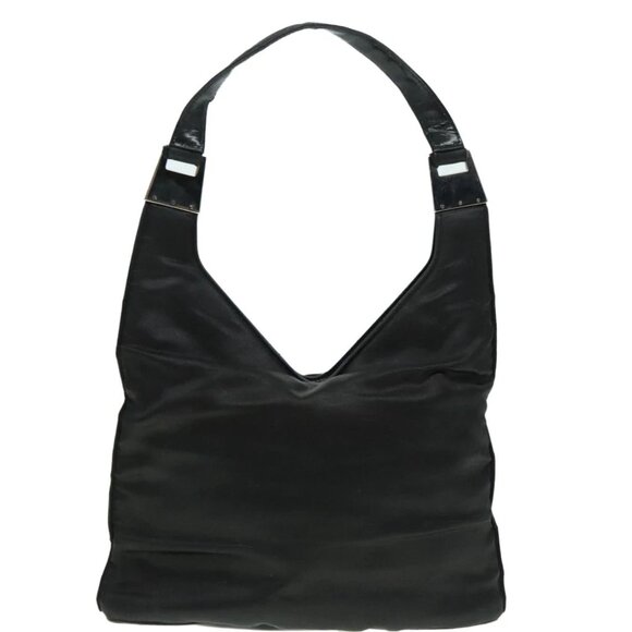 GUCCI Tote Bag Nylon Black Auth ti2101 - Picture 8 of 16